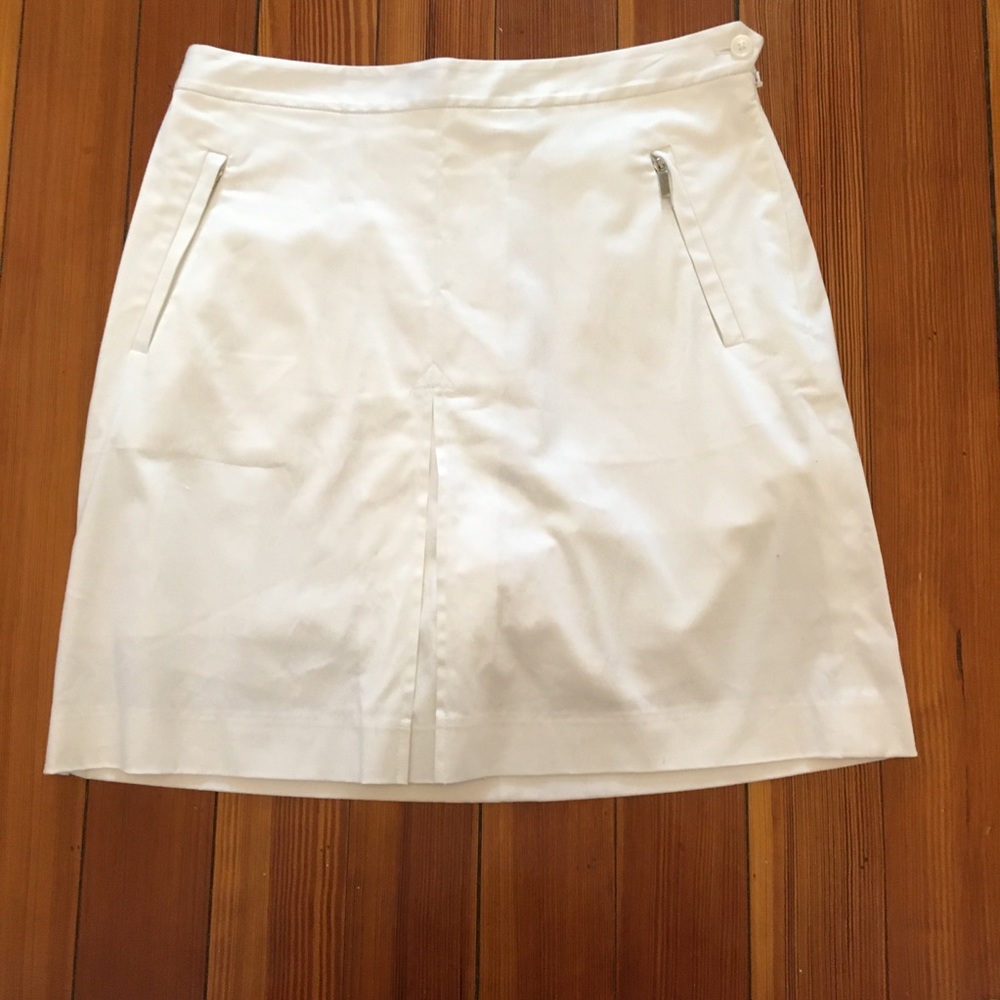 Ralph Lauren Golf White Skort Front Pleat Size 8